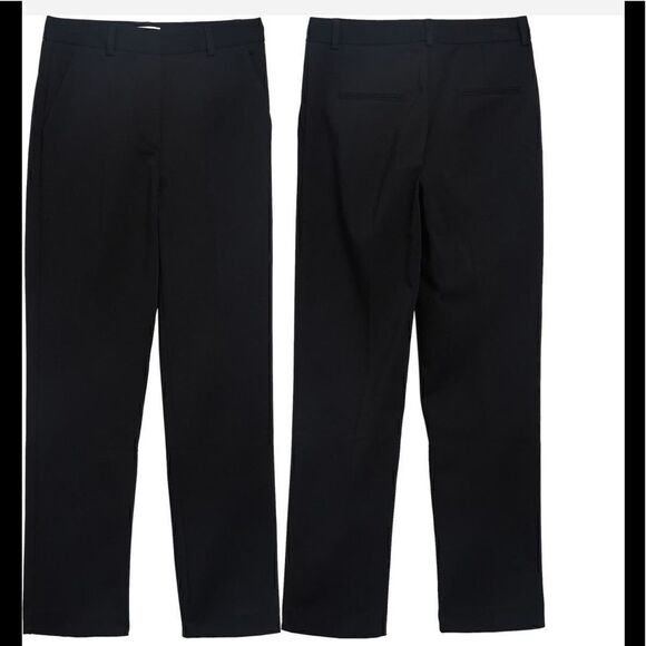 Paul & Joe Women’s sister matchias twill straight leg black trousers Sz 40 NWT
